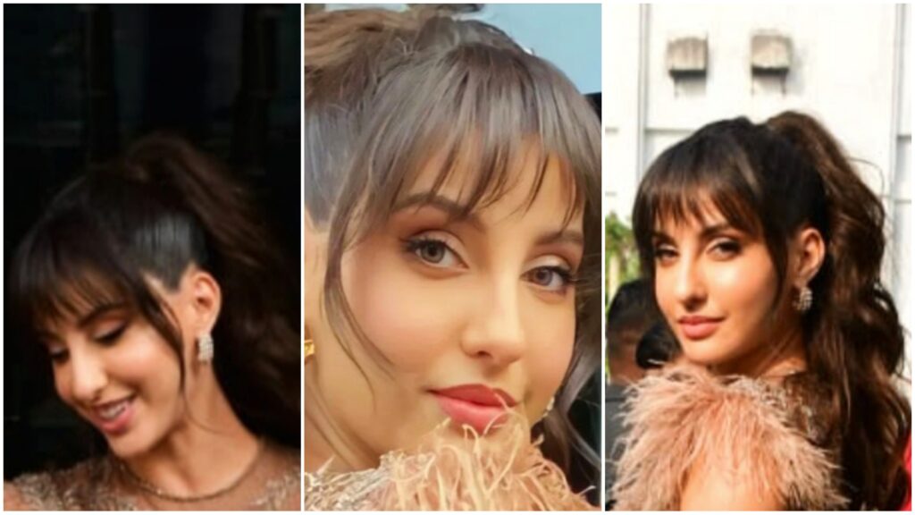 Nora Fatehi Latest Photos: Nora Fatehi wore a dress with pearls, see the hot and sizzling look of the actress