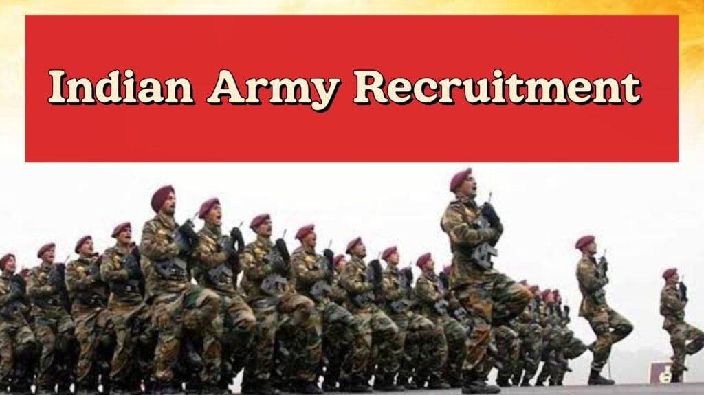 Indian Army Recruitment Great opportunity to join Indian Army for 10th pass, apply soon