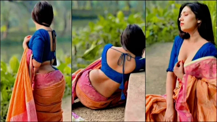 Desi Bhabhi in saree showing sexy figure