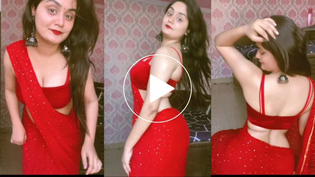 Hot Bhabhi Sexy Video मॉडल भाभी का रेड साड़ी और हाॅट ब्लाउज में वायरल हुआ सेक्सी वीडियो