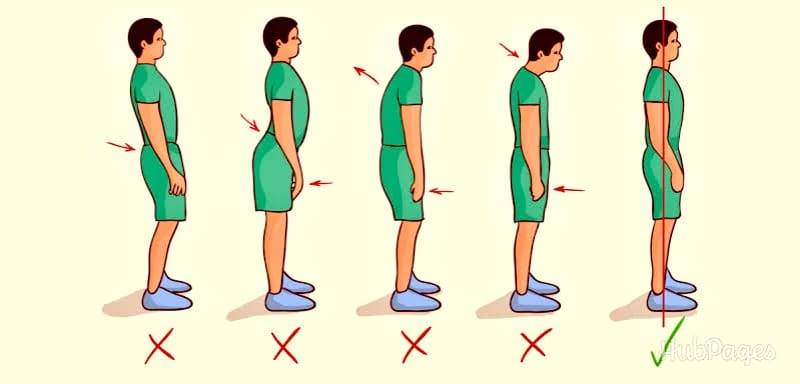 Correct posture to increase height: सही पोश्चर